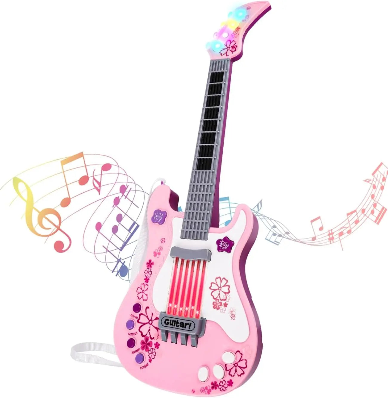 Kids Electric Guitar Toy with Infrared Sensor – Interactive Music Gift
